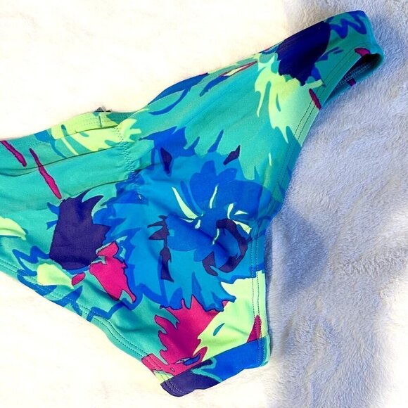 Aerie Floral Tropical Bikini Bottoms - Size Small - Picture 4 of 5